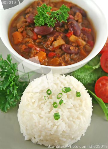 Image of Rice Stack Chili Con Carne