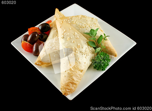 Image of Spinach And Feta Triangles