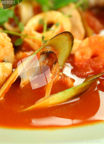 Image of Mediterranean Seafood Soup