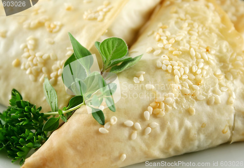 Image of Filo Pastry Background