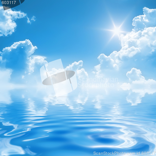 Image of blue sky