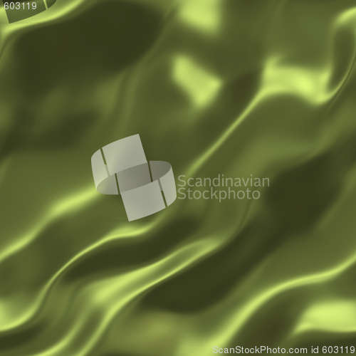 Image of green silk