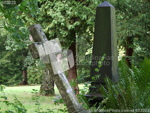 Image of Weatherd gravestone