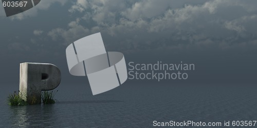 Image of letter P