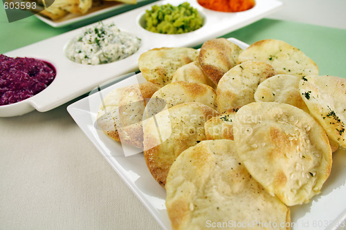 Image of Lavash Bread And Dips