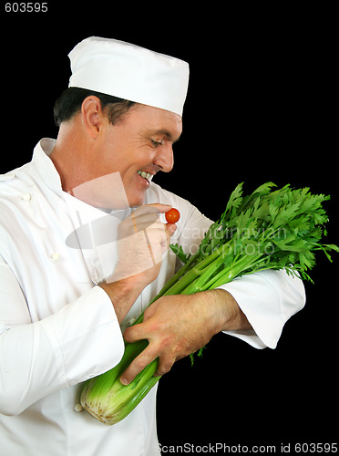 Image of Celery Feeding Chef