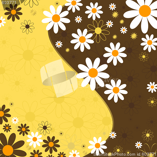 Image of Abstract floral background
