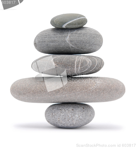 Image of balancing pebbles