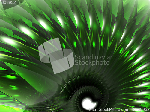 Image of green abstract thing