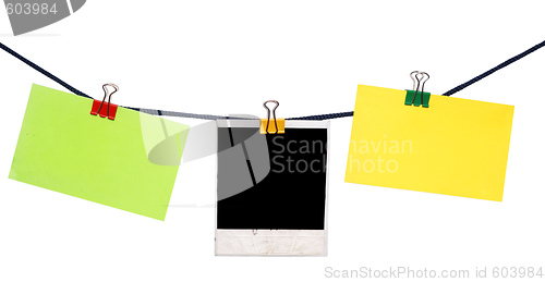 Image of notes on a rope