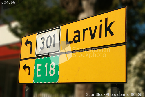 Image of Direction Larvik