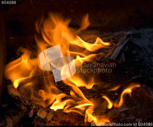 Image of burning