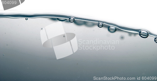 Image of wave and bubbles