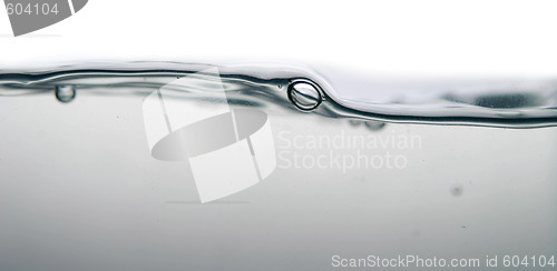 Image of wave and bubbles