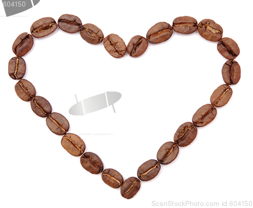 Image of coffee heart