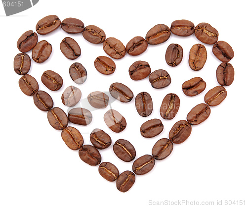 Image of coffee heart