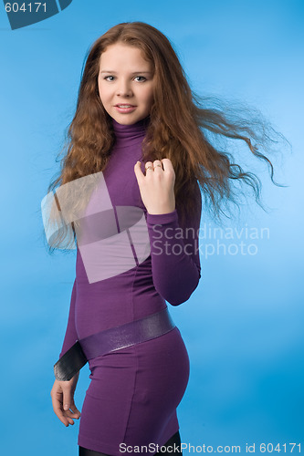 Image of long-haired model