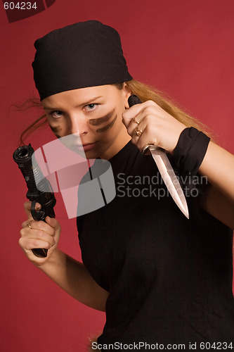 Image of girl in pirate costume