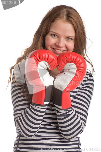 Image of smiling boxer