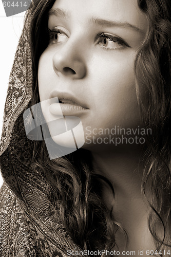 Image of young woman portrait