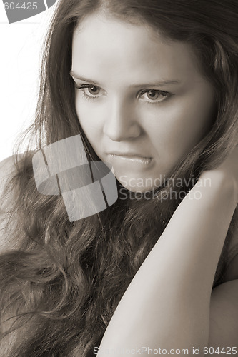 Image of young woman portrait