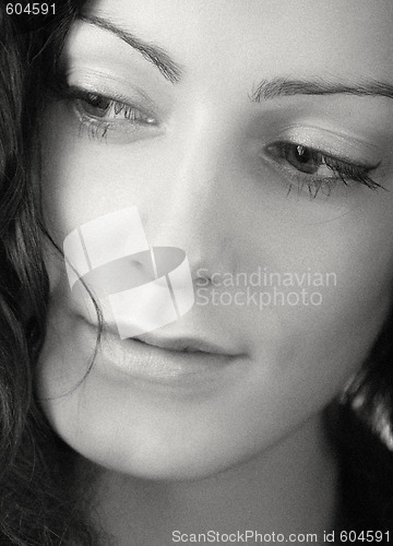 Image of young woman portrait
