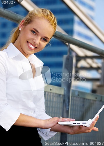 Image of woman with laptop