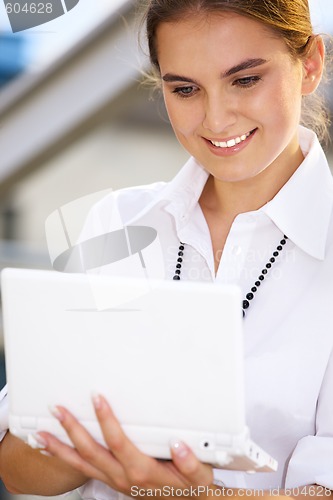 Image of woman with laptop