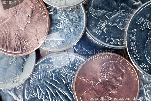 Image of Coin Pile Background