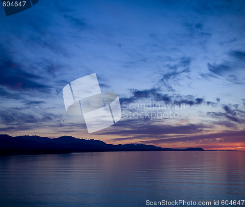 Image of Strait of Juan de Fuca Sunset