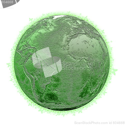 Image of green Earth