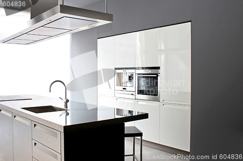 Image of White kitchen