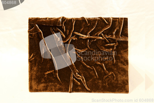 Image of Brown plush cover