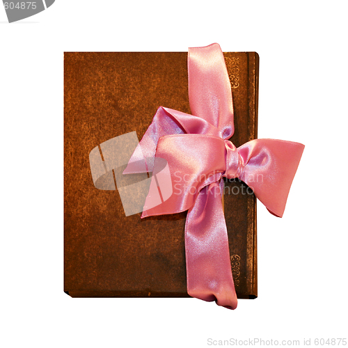 Image of Notebook bow pink