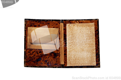 Image of Open vintage book