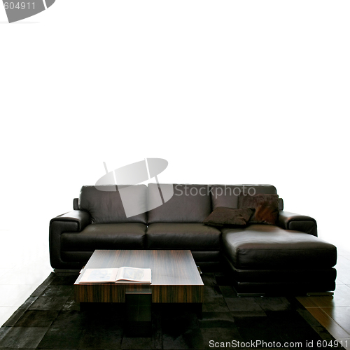Image of Black sofa