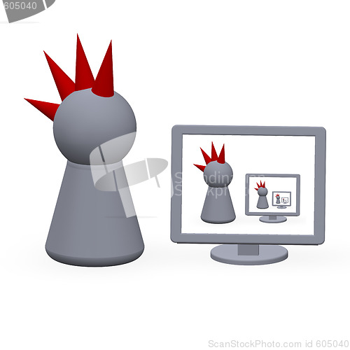 Image of lost in web