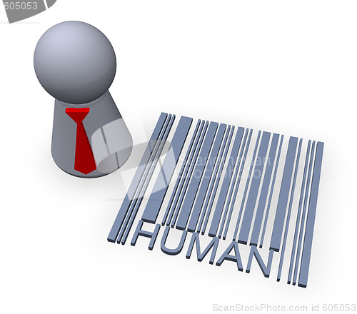 Image of barcode human