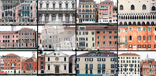 Image of old houses in Venice, Italy