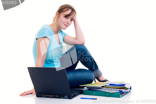 Image of Teenager schoolgirl