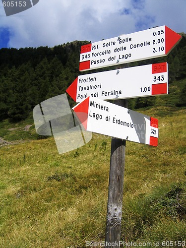 Image of Path sign