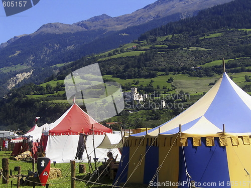 Image of Medieval tents