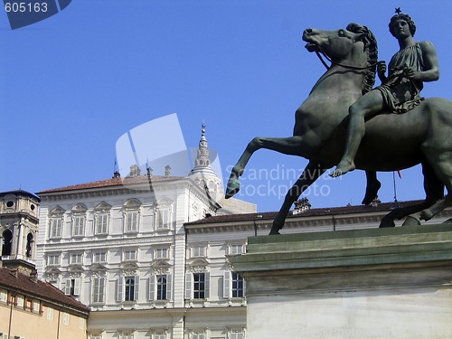 Image of Horse statue in Turin