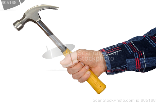 Image of Hand with Hammer