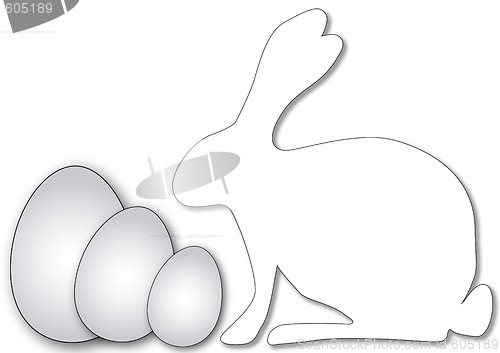 Image of bunny in white.ai