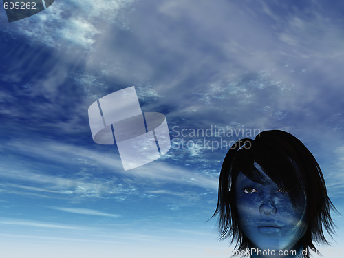 Image of heavenly face