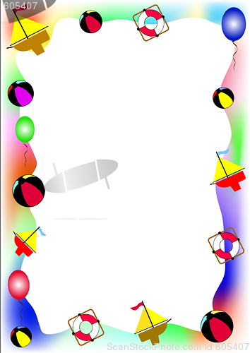 Image of toys border