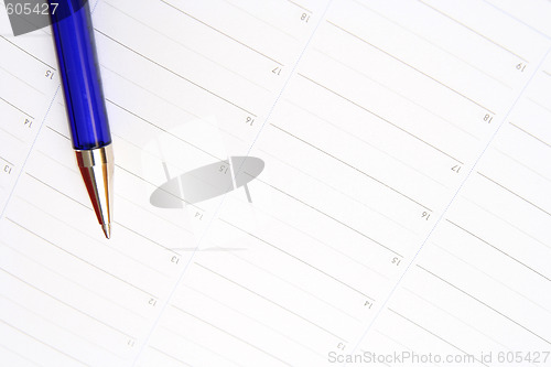 Image of Color pencil and agenda