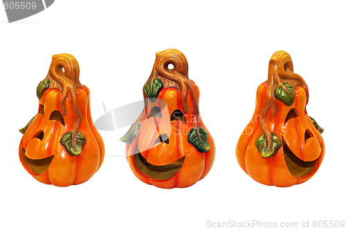 Image of Three small pumpkins