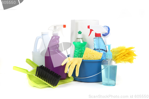 Image of Household Items Used for Chores and Cleaning